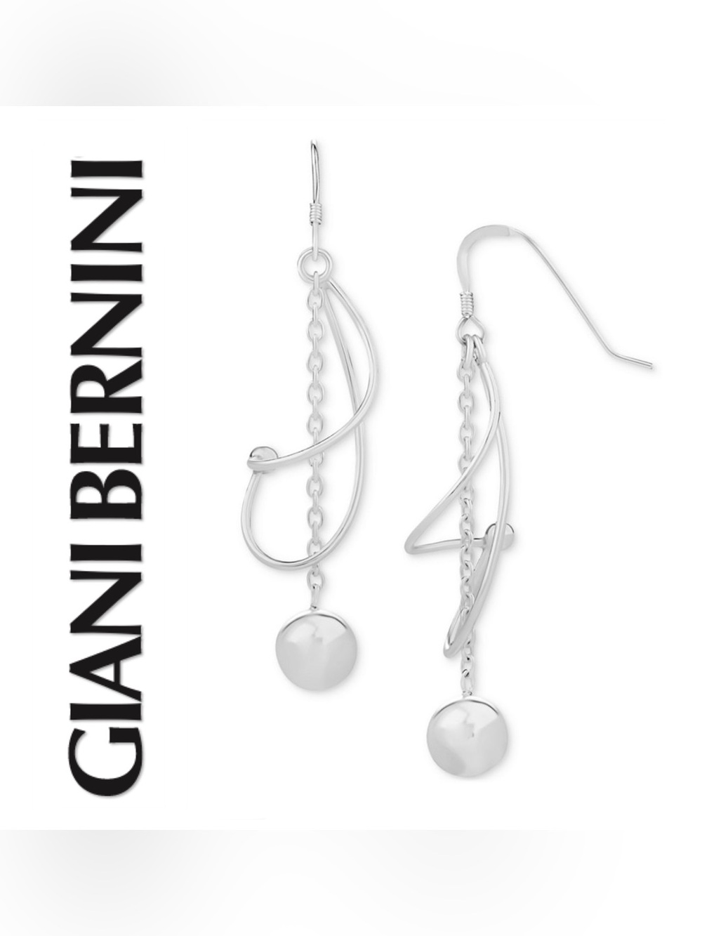 🌟🌟 Twisted Wire Ball Chain Drop Earrings in Sterling Silver,